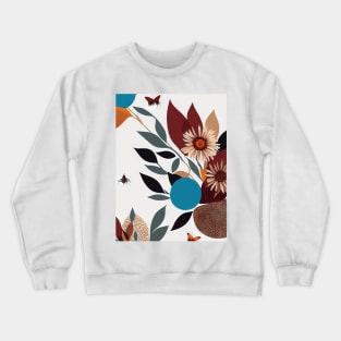 Chromatic Botanic Abstraction #46 Crewneck Sweatshirt